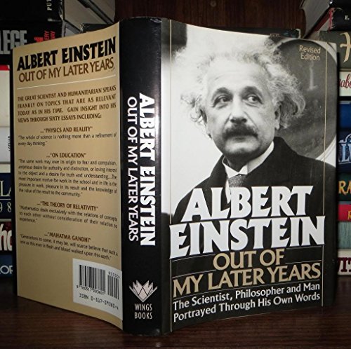 Out of My Later Years