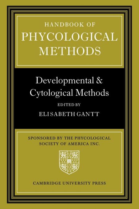 Handbook of Phycological Methods