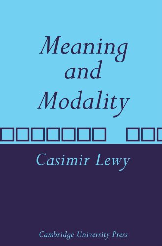 Meaning and Modality