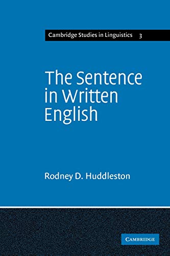 The Sentence in Written English