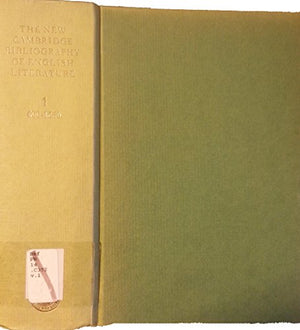 The New Cambridge Bibliography of English Literature: Volume 1, 6001660