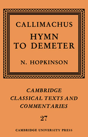 Callimachus: Hymn to Demeter
