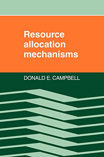 Resource Allocation Mechanisms