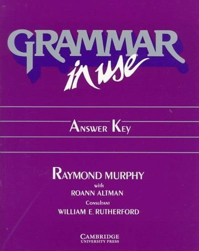Grammar in Use Answer key