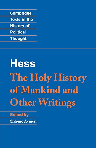 Moses Hess: The Holy History of Mankind and Other Writings