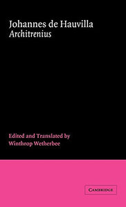 Johannes de Hauvilla: Architrenius 