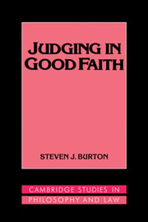 Judging in Good Faith