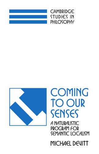 Coming to our Senses