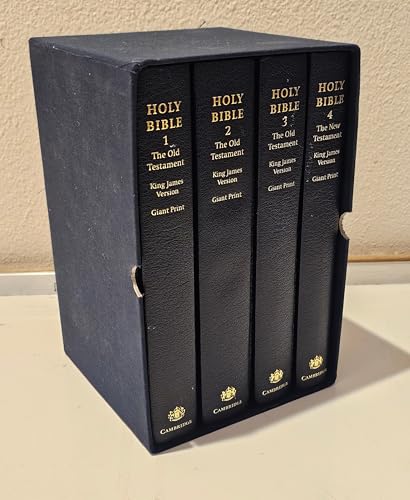 KJV Giant Print Edition KJV Giant Print Edition 4 Volume Set, Blue Imi
