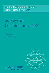 Surveys in Combinatorics 2003 