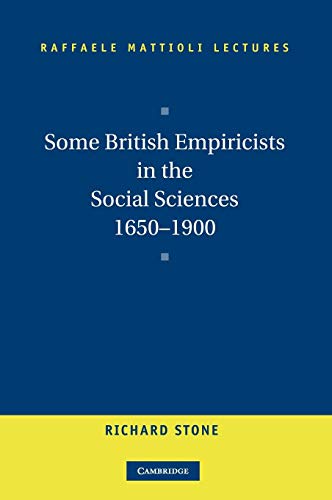 Some British Empiricists in the Social Sciences, 16501900