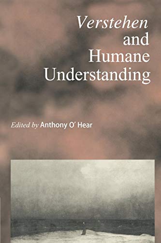 Verstehen and Humane Understanding