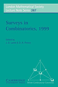 Surveys in Combinatorics, 1999 