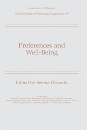 Preferences and Well-Being