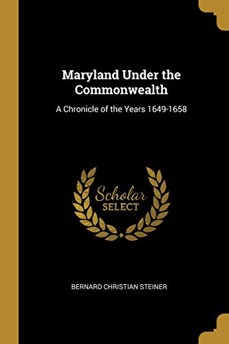 Maryland Under the Commonwealth