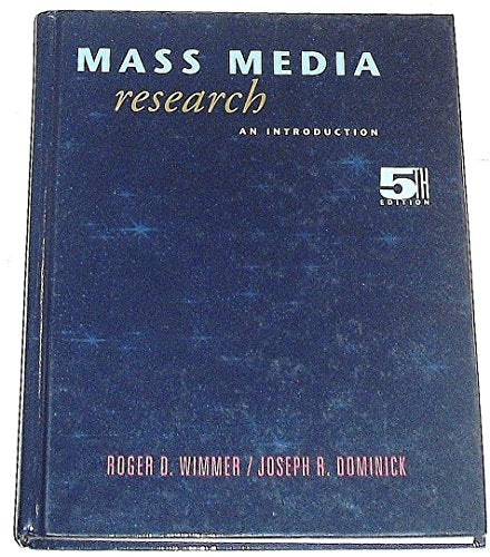 Mass Media Research - an Introduction