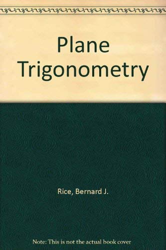 Plane Trigonometry