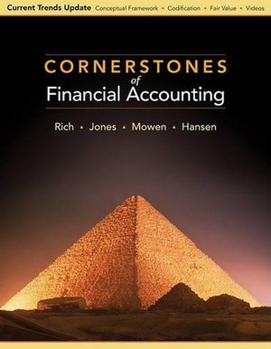 Cornerstones of Financial Accounting