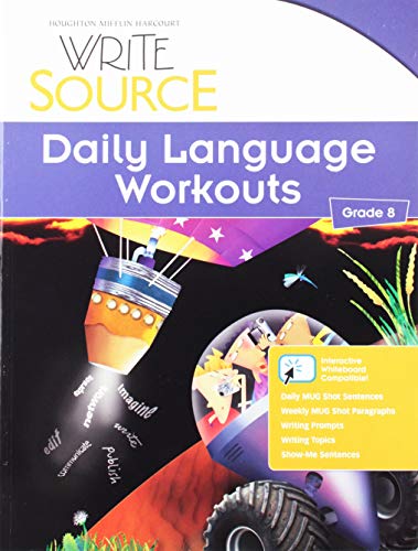 Write Source: Daily Language Workouts Grade 8