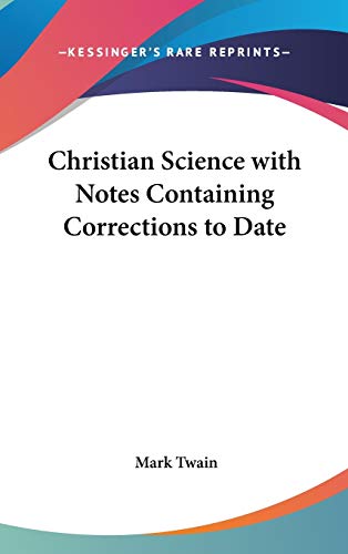 Christian Science with Notes Containing Corrections to Date cover