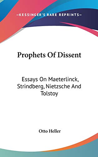 Prophets Of Dissent cover
