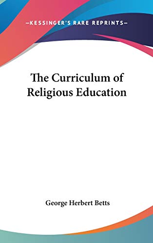 The Curriculum of Religious Education
