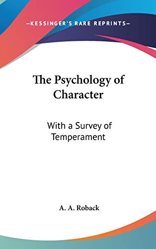 The Psychology of Character cover