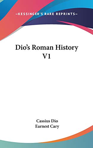 Dio's Roman History V1 cover