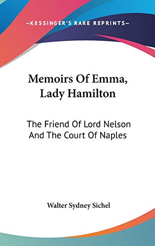 Memoirs Of Emma, Lady Hamilton cover