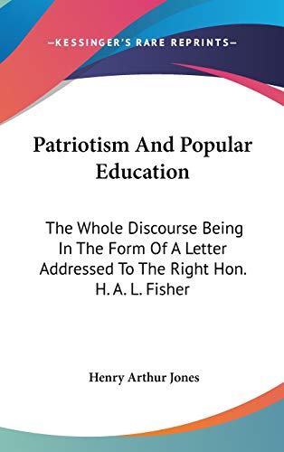 Patriotism And Popular Education