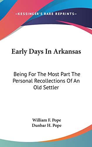 Early Days In Arkansas