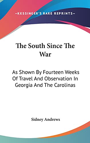 The South Since The War
