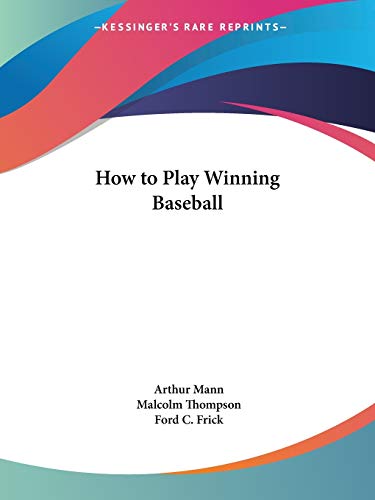 How to Play Winning Baseball cover