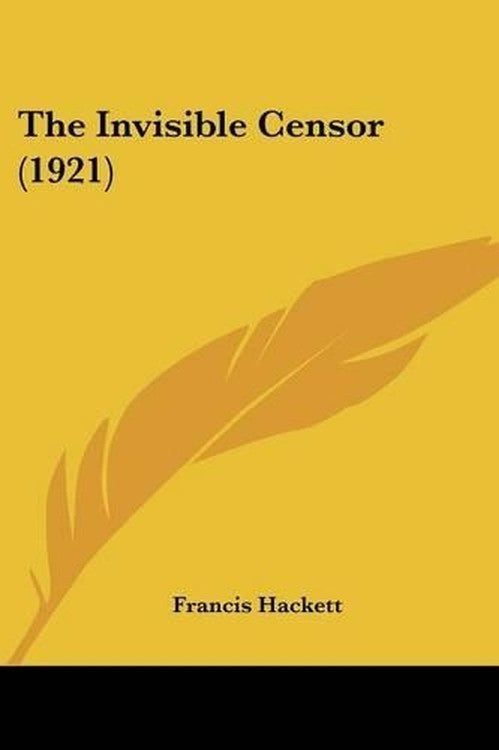The Invisible Censor (1921)