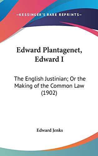 Edward Plantagenet, Edward I cover