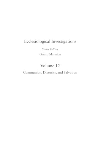 Communion, Diversity, and Salvation
