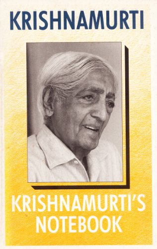 Krishnamurti's Notebook