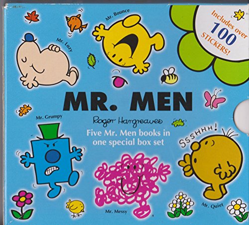 Mr Men 5 Book Set With 100+ Stickers (Boxset)