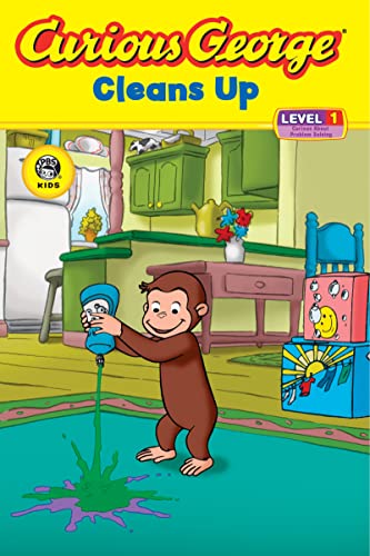 Curious George Cleans Up (Reader Level 1)