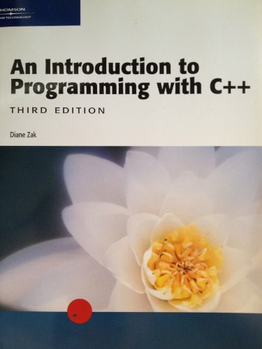 An Introduction to Programming with C++