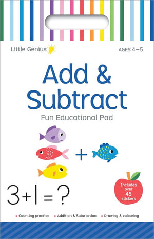 Little Genius Vol. 2 - Small Activity Pad - Add & Subtract