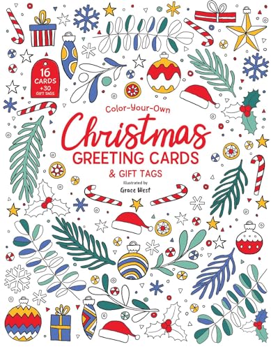 Color-Your-Own Christmas Greeting Cards