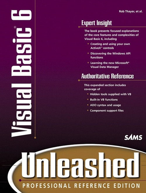 Visual Basic 6 Unleashed, Professional Reference Edition