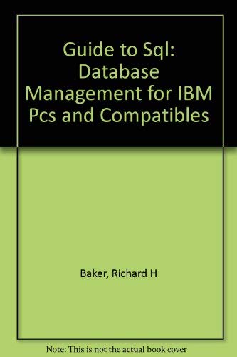 Guide to Sql cover
