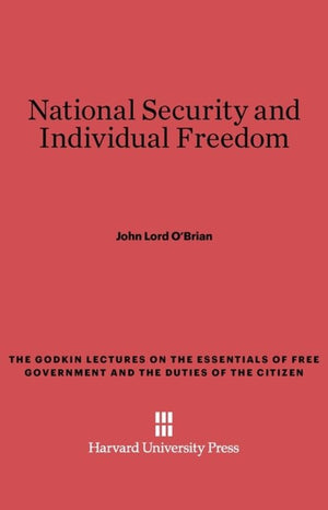 National Security and Individual Freedom