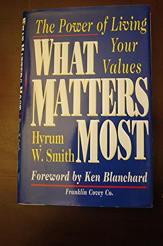 What Matters Most