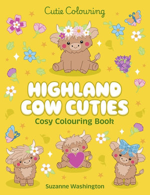 Highland Cow Cuties Cosy Colouring Book