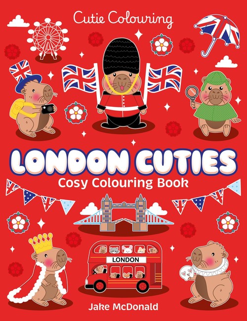 London Cuties Cosy Colouring Book