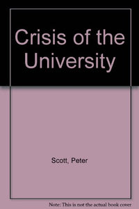 Crisis of the University 