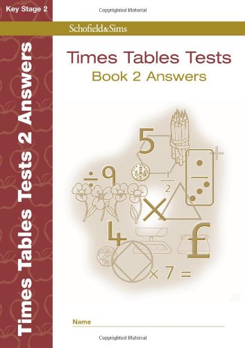 Times Tables Tests Answer Book 2